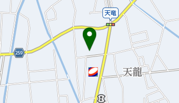 天龍公会堂の地図画像