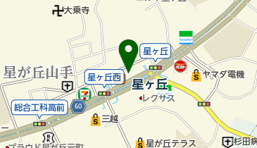 B-line星ヶ丘店の地図画像