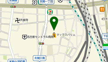 クリーニングラメール マックスバリュ太閤店の地図画像