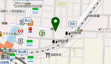 ザ・サンラウンジ金山店の地図画像