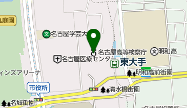 名古屋保護観察所の地図画像