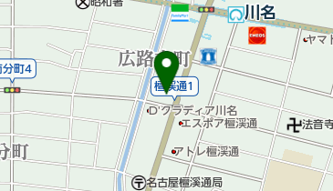 アイビー化粧品愛知第5販社の地図画像