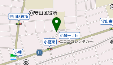 野村正峰琴の教室守山教室の地図画像