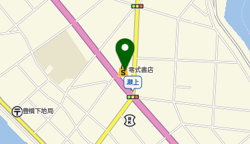 零式書店豊橋店の地図画像