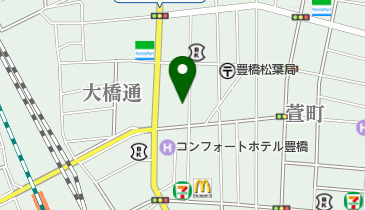 豊橋市役所 都市計画部 まちなか活性課の地図画像