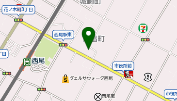 イーオンシャオ西尾校の地図画像