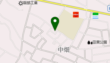 中畑児童クラブの地図画像