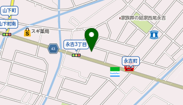 メガネ赤札堂西尾店の地図画像