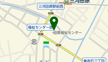 田原市地域職業相談室の地図画像