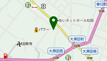 アツミメガネ 本部の地図画像