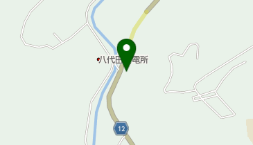 コインランドリーのおおかわの地図画像