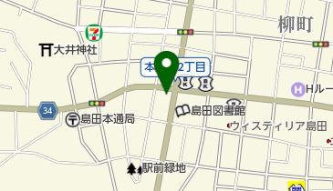 レディースマーケット島田店の地図画像