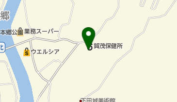 賀茂保健所 総務課の地図画像