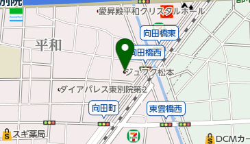 有限会社宝石の松本の地図画像