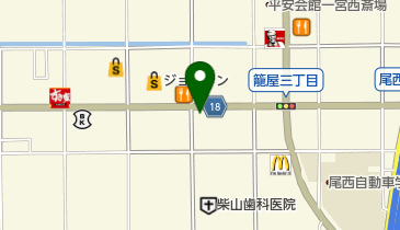 アオキーズピザ 一宮西店の地図画像