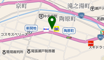 備長扇屋瀬戸陶原町店の地図画像
