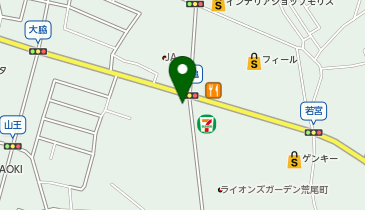 備長扇屋東海荒尾店の地図画像
