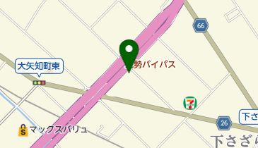 三重旗装飾の地図画像