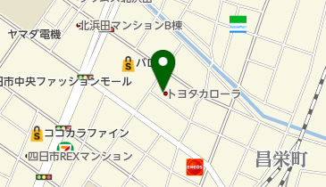 トヨタカローラ三重株式会社サービス部の地図画像