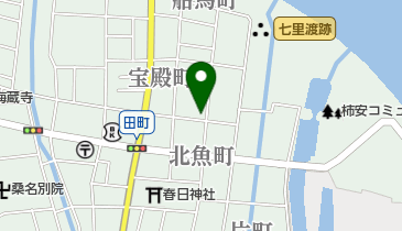 一色理容店の地図画像
