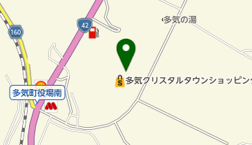 メガネドー多気クリスタルタウン店の地図画像