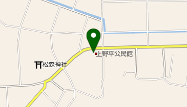 上野平公民館の地図画像