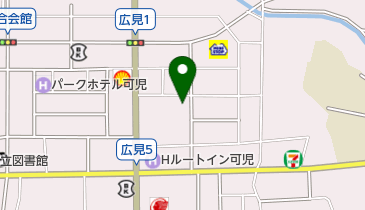 ヒビノスポーツの地図画像