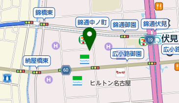 花總きものギャラリー名古屋店の地図画像