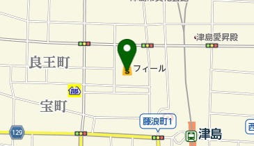 いずもやクリーニング フィール津島店の地図画像