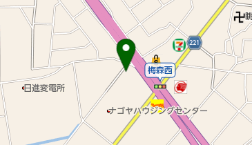 トヨタホーム名古屋株式会社日進梅森店の地図画像