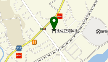 比佐豆知神社の地図画像