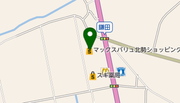 こんしんクリーニング マックスバリュ北勢店の地図画像