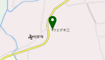 有限会社ウエダ木工の地図画像