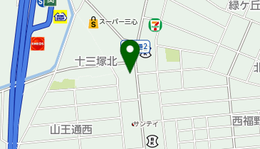 メガネ・宝石のハヤシの地図画像