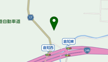 倉知観音墓苑の地図画像