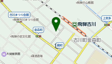 クリーンランド 金森店の地図画像