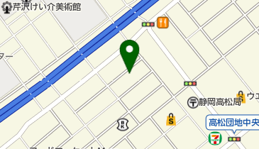 車検代行静岡の地図画像