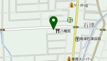 焼津市役所 石津コミュニティ防災センターの地図画像