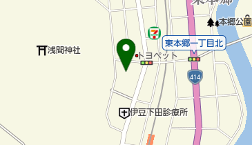 しゃぼん玉マックスバリュ伊豆下田店の地図画像