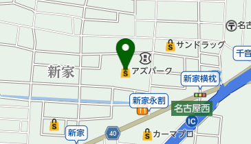 サンリペアアズパーク千音寺店の地図画像