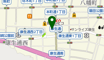 リーガルシューズ岡崎店の地図画像