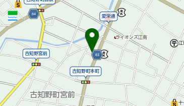 メガネ赤札堂江南店の地図画像