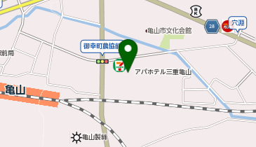 亀山ストーリアホテルの地図画像