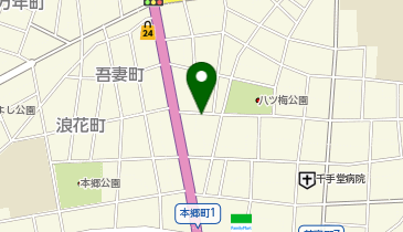 ディック化学の地図画像