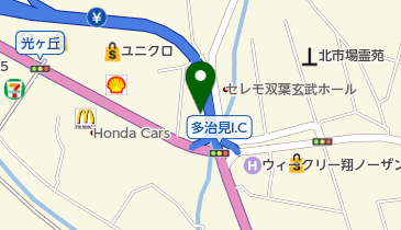 オートレブ多治見の地図画像