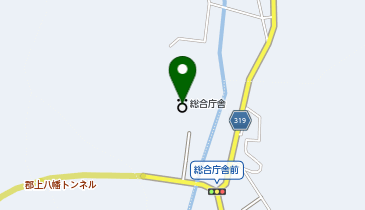 岐阜県郡上総合庁舎の地図画像