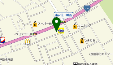 静岡骨董舘の地図画像