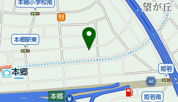 くら美容室の地図画像