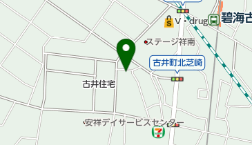 ケアセンターうららの地図画像