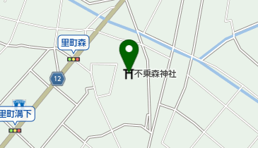 不乗森神社の地図画像